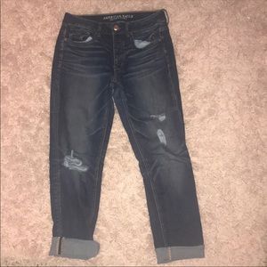 America Eagle Tom Girl Jeans.